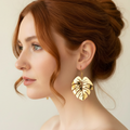 Tropical Leaf Earrings