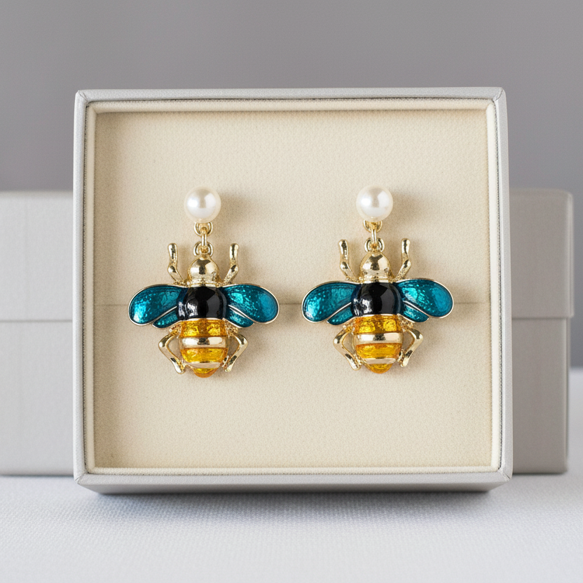 Bee Earrings