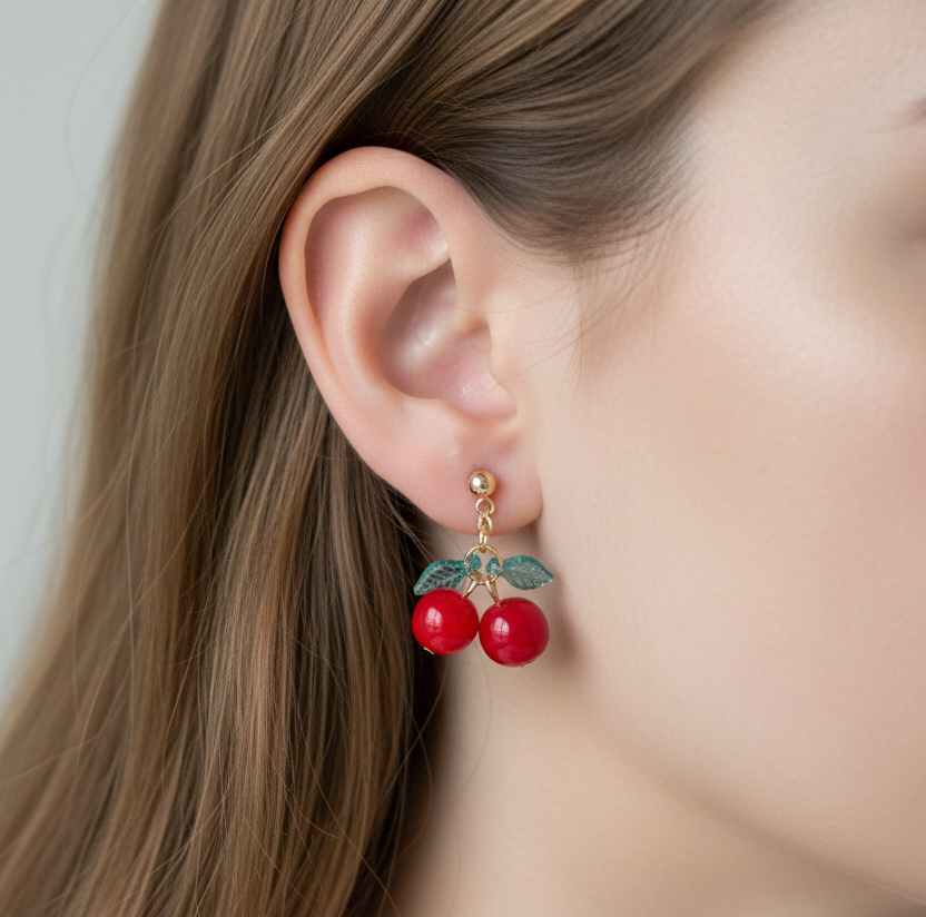Cherry Earrings