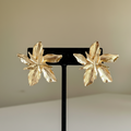 Gold Flower Earrings