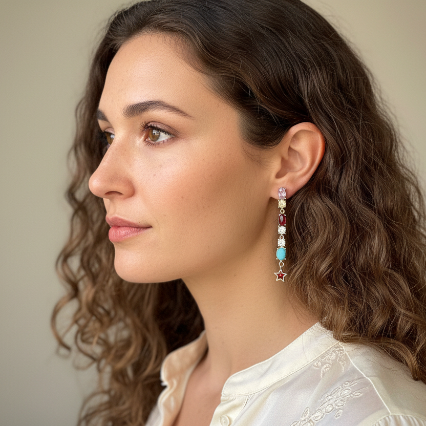Celestial Gem Earrings