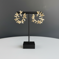 Gold Wreath Stud Earrings