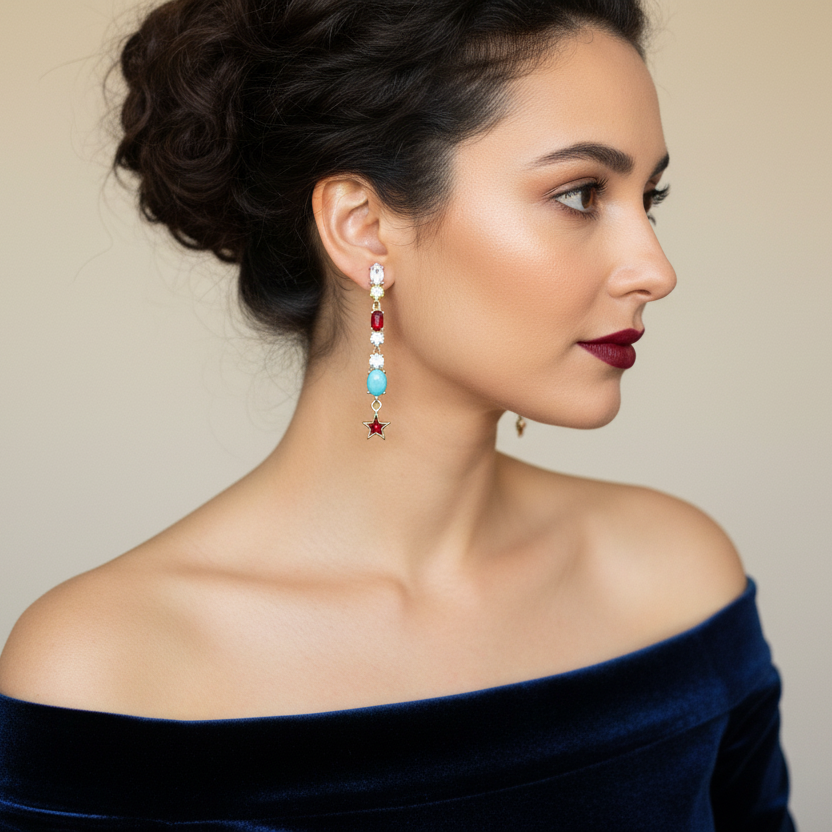 Celestial Gem Earrings