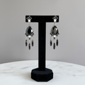 Black Chandelier Earrings