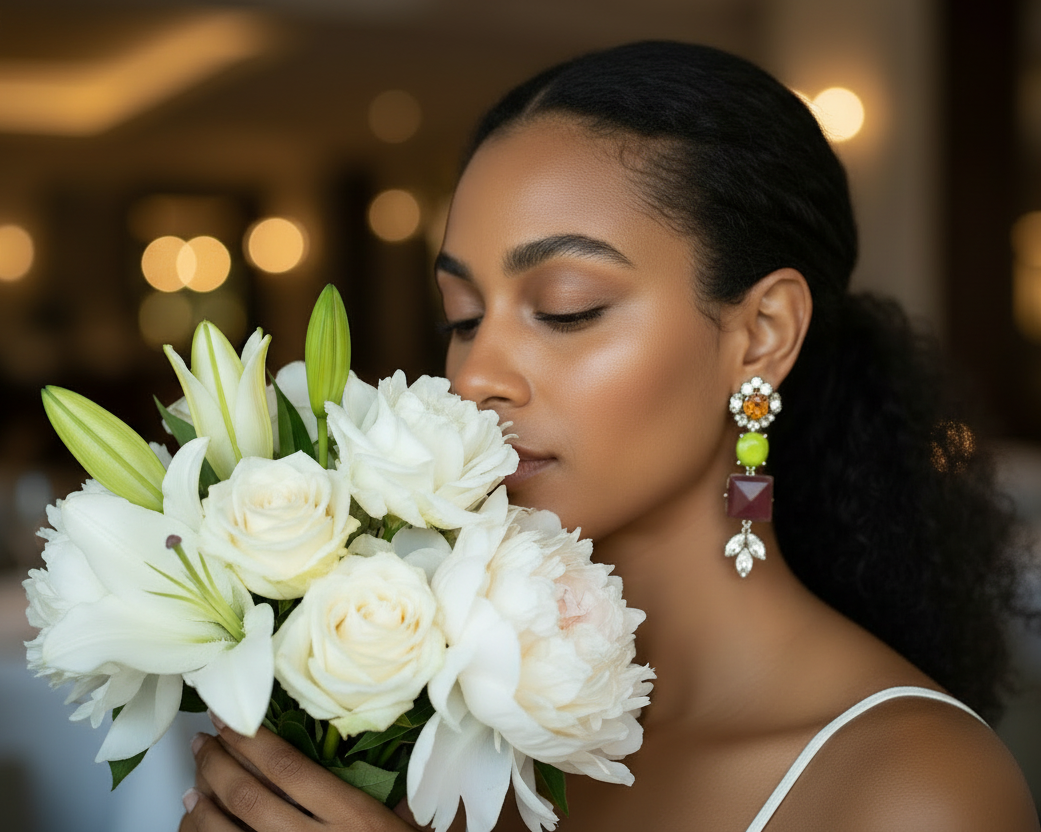 Multi-Color Statement Earrings