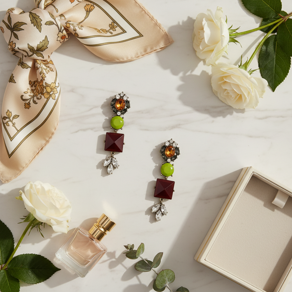 Multi-Color Statement Earrings