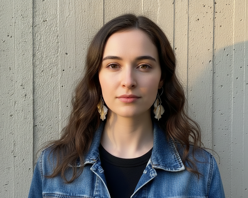 Double Leaf Gold Earrings